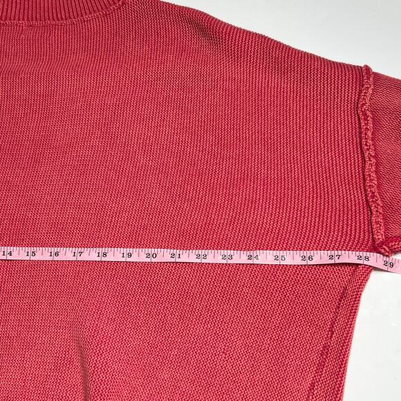 POL Open Front Cardigan Sweater Red Size Medium - Picture 9 of 9